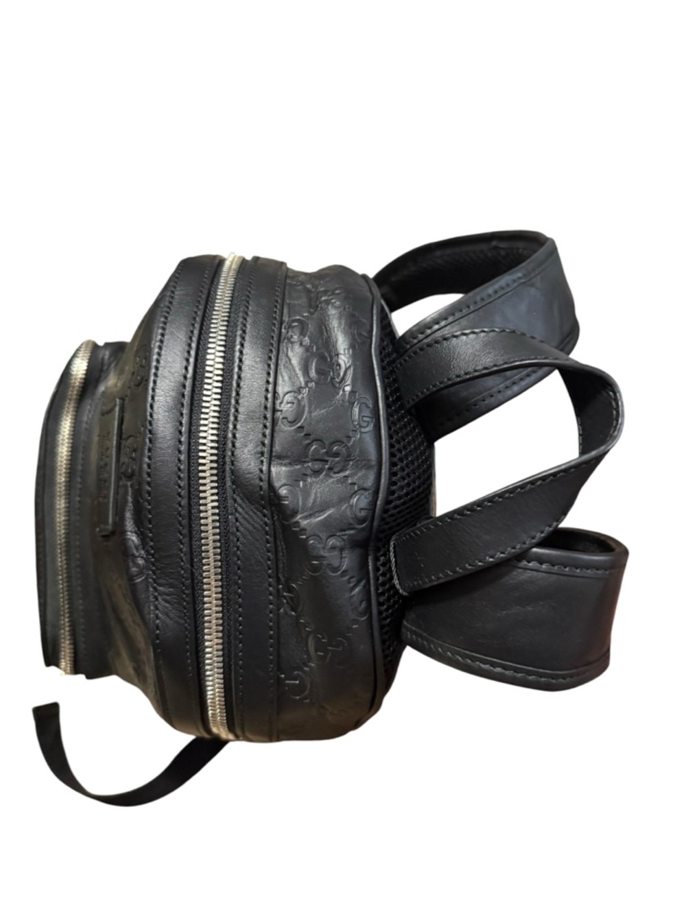 Excellent Condition Guccissima Black Leather Backpack w/ Gucci Dust Bag, Box COA - Picture 16 of 16